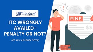 ITC wrongly availed penalty or not [upl. by Kass977]