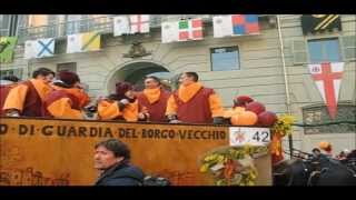 Il Corpo di Guardia del Borgo Vecchio  Carro da getto vincitore  Carnevale Ivrea 2014 [upl. by Arraic]