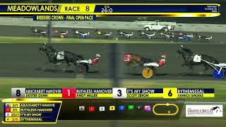 October 26 2024  Breeders Crown Final  Open Pace  Race 8 [upl. by Ynatsyd]