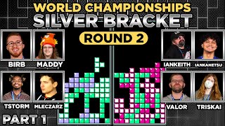 Round 2 of Silver Begins  Classic Tetris World Championship 2023 [upl. by Dekeles]