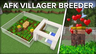 Minecraft AFK Villager Breeder  The Most Reliable Design [upl. by Kandace]