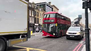 Commercial Go Ahead London ADL Enviro 400 E257 YX12 FPP at Shoreditch High Street Station [upl. by Nayt506]