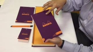 Rhodia First Look Color Treasure Box [upl. by Ekyt]