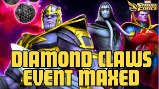 HOW MUCH DID IT COST ME TO FINIS quotDIAMOND CLAWSquot MILESTONES EVERYTHING  Marvel Strike Force [upl. by Llenad363]