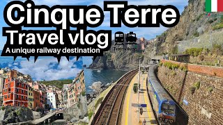 Cinque Terre five beautiful villages along the coast in Italy A unique scenic railway destination [upl. by Ater]