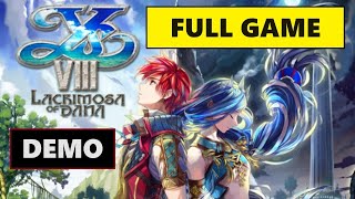 YS VIII Lacrimosa of Dana Full Game  No Commentary PS4 [upl. by Rondon245]