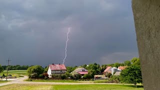 Mijająca burza Prusice  07062023 [upl. by Naharba]