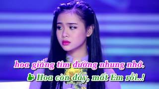 KARAOKE  BEAT Đường Tím Bằng Lăng  Thiên Quang ft Quỳnh Trang [upl. by Mccreery]