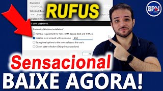 NOVO RUFUS com RECURSO SENSACIONAL Baixe Agora o seu [upl. by Anaeco328]