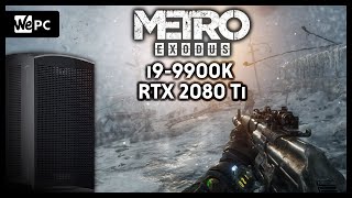 Comino OTTO Master  Metro Exodus Benchmark  i99900K amp RTX 2080 Ti  WePC [upl. by Ainimreh]