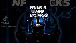 The TOP 4 NFL PICKS for MONDAY SEPTEMBER 30th shorts [upl. by Locke142]