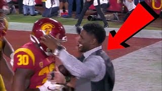 LEGEND Reggie Bush RETURNS to USC amp CELEBRATES After Touchdown ᴴᴰ [upl. by Ratep]