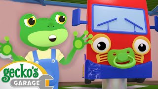 😭 Baby Truck Got Hurt 😭  Geckos Garage Songs｜Kids Songs｜Trucks for Kids [upl. by Elwin]