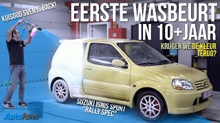 Eerste wasbeurt in 10 jaar voor deze Suzuki Ignis Sport  AUTOGLANS [upl. by Nesiaj913]