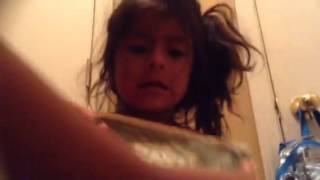 Cute little girl saying chicken baby [upl. by Khudari]