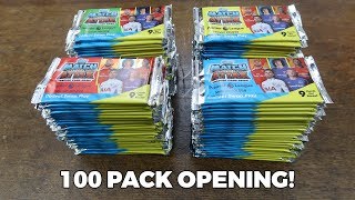 100 PACK OPENING Match Attax 201718 [upl. by Mairem203]