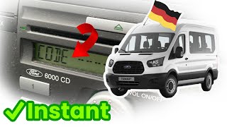 Ford Transit Radio Code in 3 einfachen Schritten erhalten [upl. by Edmond]