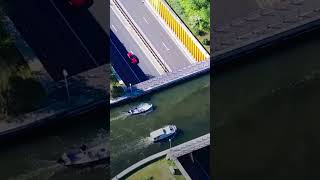 This Amazing Water Bridge in the Netherlands  World Halfway Day 2023 [upl. by Nirrej]