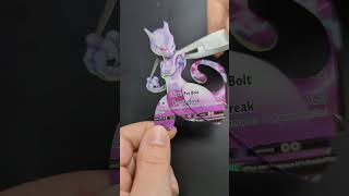 3D Mewtwo V Holo Pokémon Card mewtwo shorts [upl. by Aikenahs]