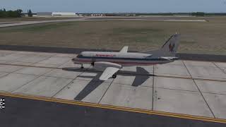 Carenado Saab 340 XPlane 11  Full Flight on VATSIM KCHS to KJAX edited for time [upl. by Aitnom]