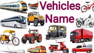 vehicals name daily use vehicle namekids kidsvideo kidslearning colours abcdsong [upl. by Hertzog]