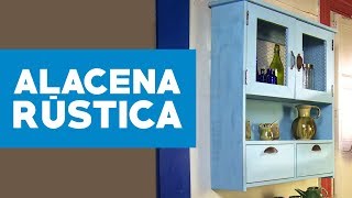 ¿Cómo hacer una alacena rústica para la cocina [upl. by Cowey49]