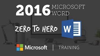 Introduction to Microsoft Word  Word 2016 Tutorial 152 [upl. by Cooke]