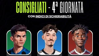 🕵️‍♂️ Consigliati di giornata 4° grazie Fantalab per le vostre formazioni da schierare fantacalcio [upl. by Auhsuoj675]