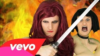 Taylor Swift  Bad Blood Parody ft Katy Perry  Philip Green [upl. by Eigroeg]