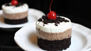 Chocolate Mousse Cake Recipe  巧克力慕斯蛋糕 [upl. by Ainniz]