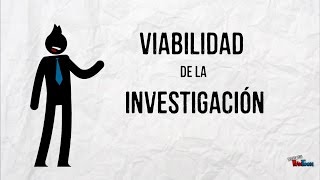 Viabilidad de la investigación Ejemplo [upl. by Anyek]