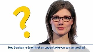 Hoe bereken je de omtrek en oppervlakte van een vergroting [upl. by Dennett]