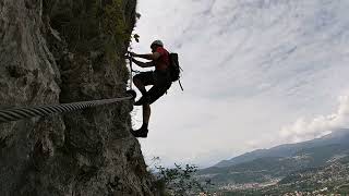 Via Ferrata San Salvatore  Lugano Switzerland [upl. by Nauqahs]