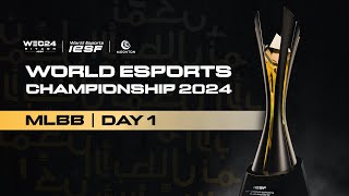 🔴 LIVE  IESF WEC 2024  MLBB DAY 1  Bahasa Indonesia [upl. by Koorb]