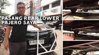 COBA PASANG REAR LOWER DI PAJERO SAYA APA AJA PERBEDAAN DAN GIMANA RASANYA APAKAH MASIH EMPUK [upl. by Semaj755]