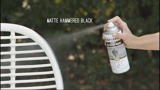 Stops Rust Matte Hammered Spray Paint  RustOleum [upl. by Estus]