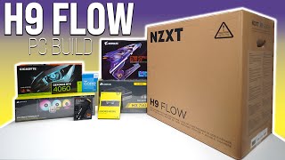 NZXT H9 Flow subscriber PC build Intel 13600K amp RTX4060 [upl. by Ahsened]