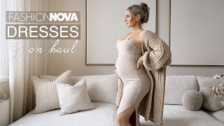 HUGE DRESS HAUL  Fashion Nova [upl. by Rochkind285]