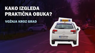 Auto škola quotSalequot Sombor  Kako izgleda gradska vožnja praktična obuka [upl. by Cooperman]