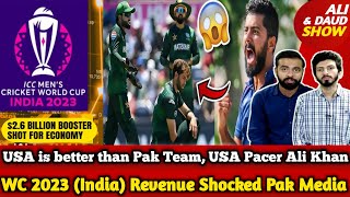 Pak Team Scared of us USA Pacer 😮 WC 2023 India Revenue Shocked Pak Media  Jay Shah in ACC [upl. by Stralka811]