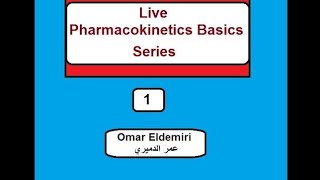 1 Live zero first orders Semilog paper AUC trapezoidal pharmacokinetics حركية الدواء [upl. by Naeloj]