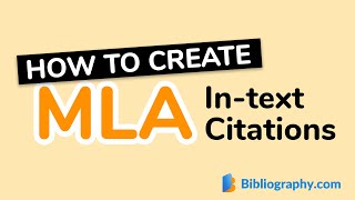 Easy MLA Intext Citations [upl. by Kerianne432]