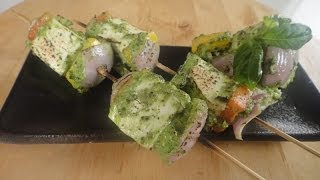 Pesto Paneer Tikka  Sanjeev Kapoor Khazana [upl. by Hintze]