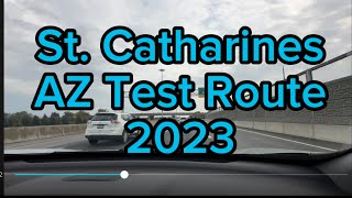 St Catharines Ontario AZ Test Route [upl. by Libre]