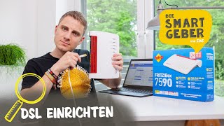 FRITZBox 7590 an EWE DSLAnschluss einrichten – so geht’s [upl. by Fayola]