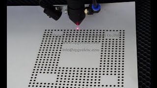 Diameter 3mm Paper Small Dot Co2 Laser Cutting Machine [upl. by Wickham]