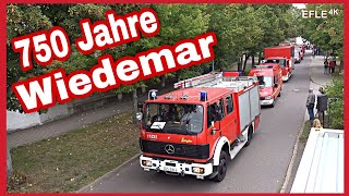 Komplette Gemeindefeuerwehr beim Festumzug 750 Jahre Wiedemar [upl. by Doersten532]