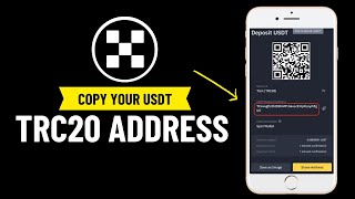 How to Find Trc20 Address in OKX  USDT TRC20 ADDRESS [upl. by Notnert]