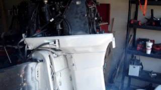 1988 70 hp johnson outboard running [upl. by Becky]