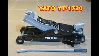 YATO YT1720 Podnośnik hydrauliczny żaba lewarek do 2 Ton Test Recenzja [upl. by Enilatan921]